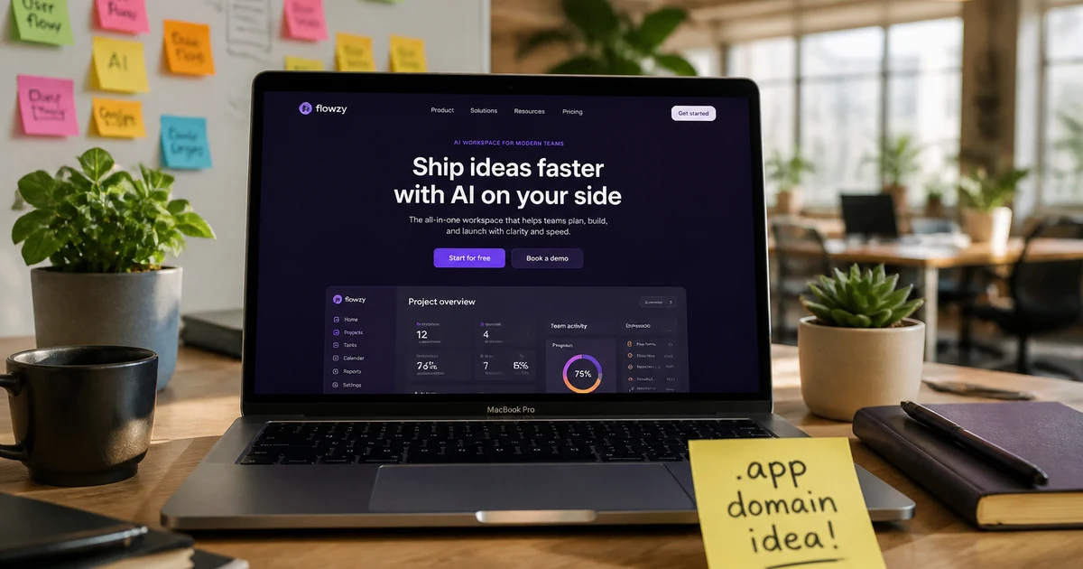 Launching an AI SaaS Brand on a .app Domain