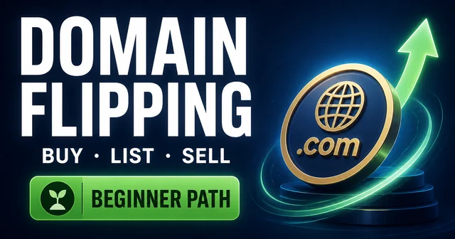 Domain Flipping for Beginners: Full 2026 Loop