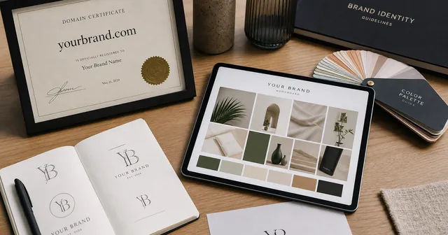 The Future of Brand Identity: Domains, Logos, and AI Images
