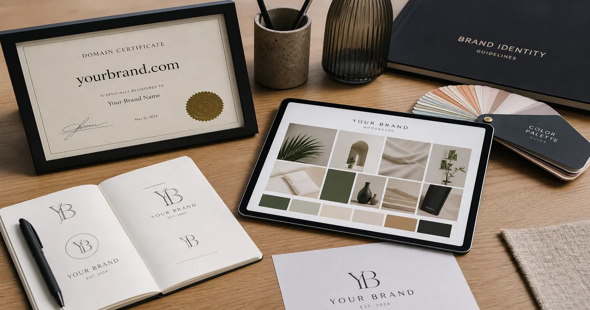 The Future of Brand Identity: Domains, Logos, and AI Images
