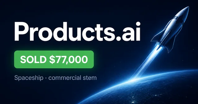 Products.ai at $77K: Why the products ai Stem Wins Category Search