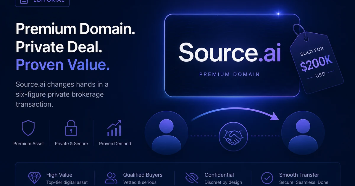 Source.ai $200K: What Private Brokerage Just Proved