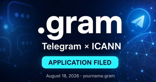 Telegram .gram TLD Application 2026: Investor Guide