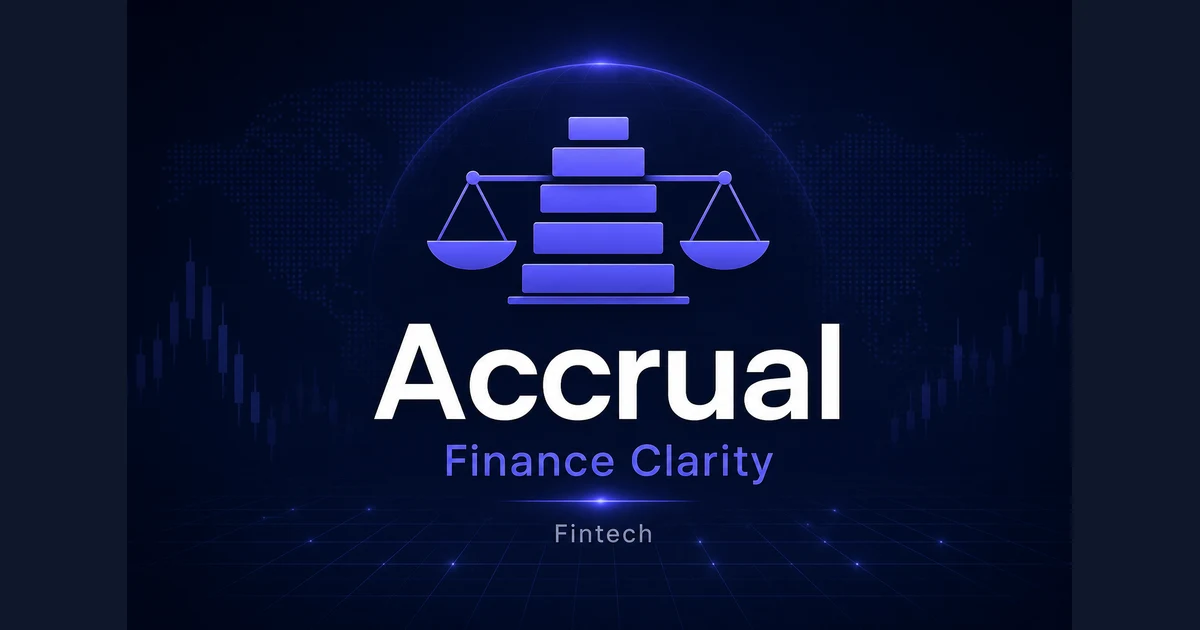 Accrual.app premium brand identity — also known as Accrual, Accrual.app, Accrual app