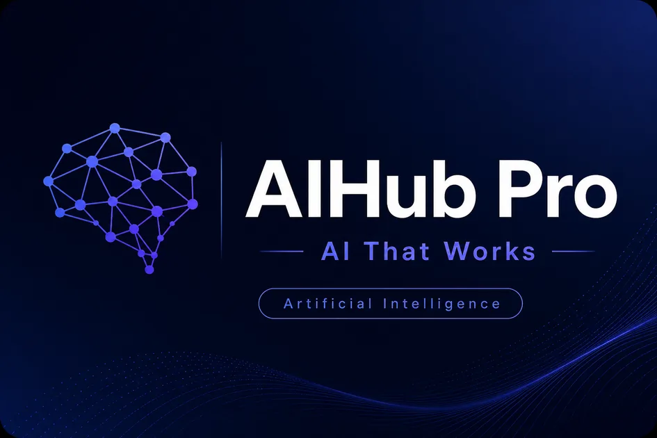 AIHubPro.com premium brand identity — also known as AIHubPro, A I Hub Pro, AIHubPro.com