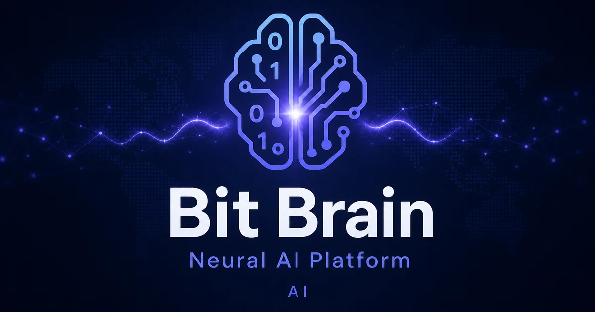 BitBrain.app premium brand identity — also known as BitBrain, Bit Brain, BitBrain.app