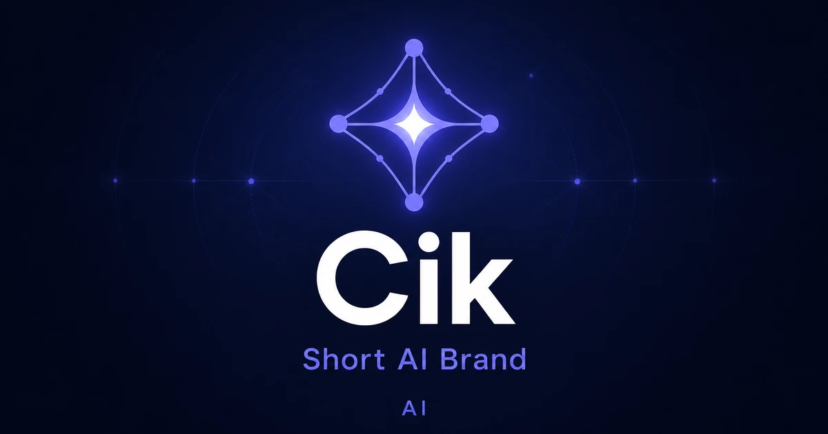 Cik.app premium brand identity — also known as Cik, Cik.app, Cik app
