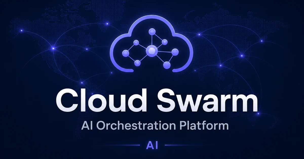 CloudSwarm.pro premium brand identity — also known as CloudSwarm, Cloud Swarm, CloudSwarm.pro