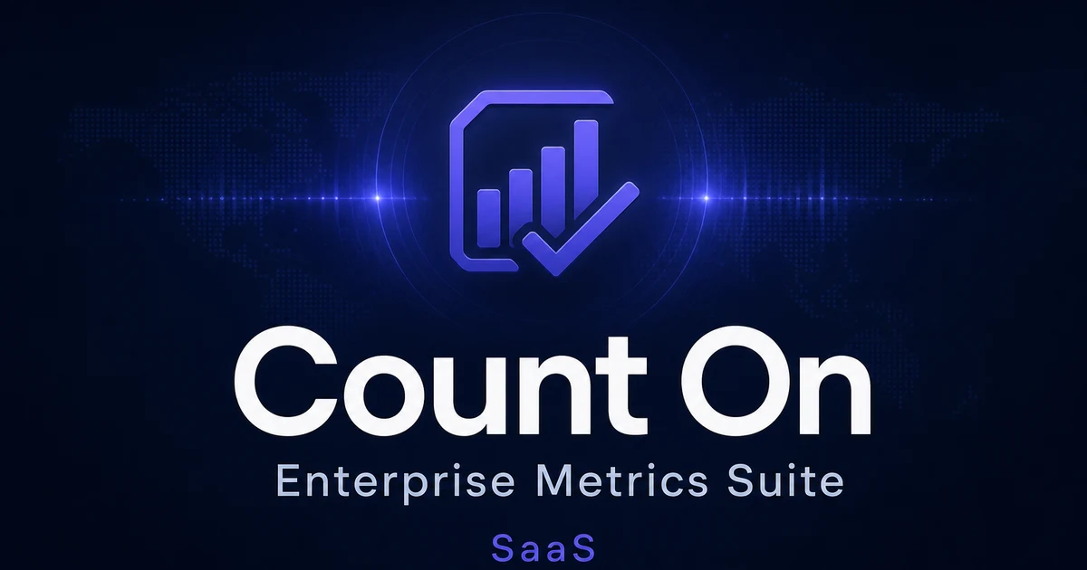 CountOn.pro premium brand identity — also known as CountOn, Count On, CountOn.pro