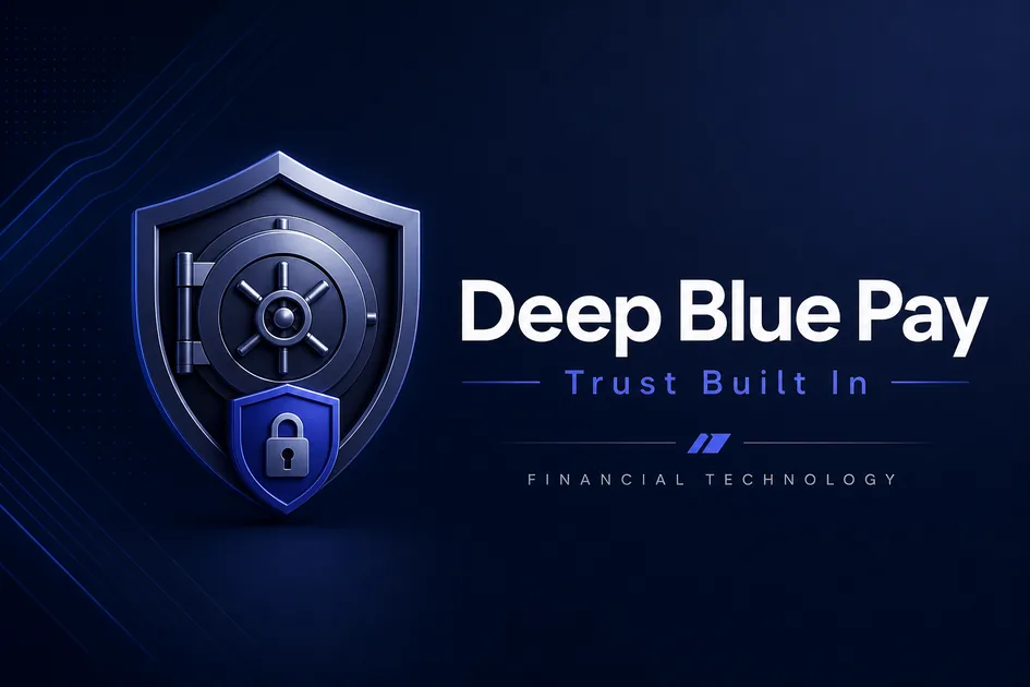DeepBluePay.com premium brand identity — also known as DeepBluePay, Deep Blue Pay, DeepBluePay.com