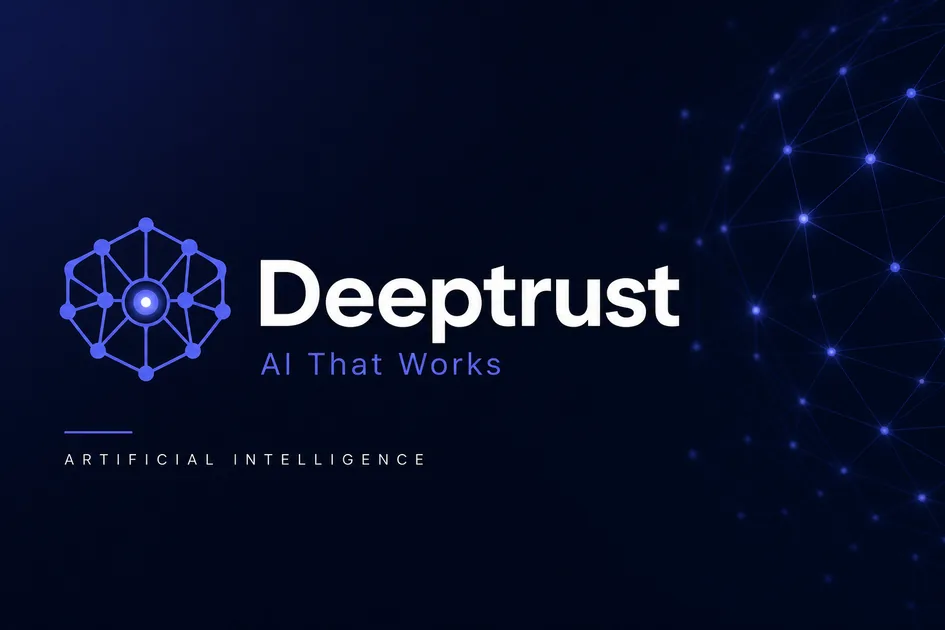 DeepTrust.app premium brand identity — also known as DeepTrust, Deep Trust, DeepTrust.app
