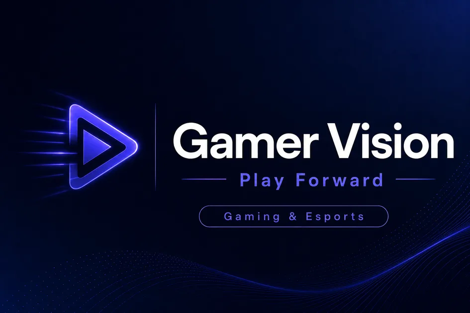 GamerVision.co premium brand identity — also known as GamerVision, Gamer Vision, GamerVision.co