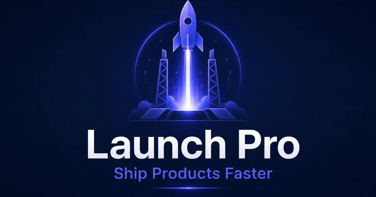 LaunchPro.app premium brand identity — also known as LaunchPro, Launch Pro, LaunchPro.app