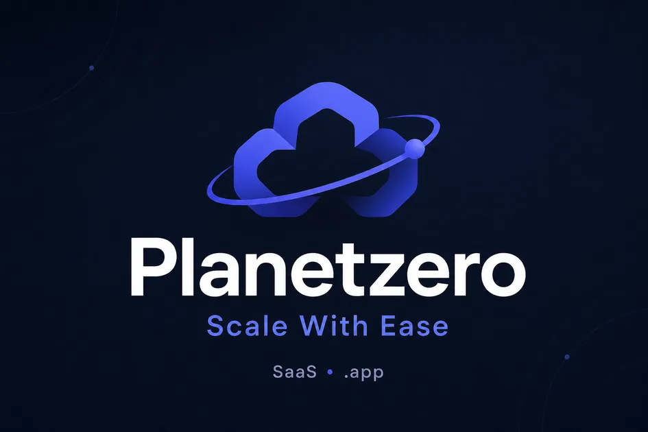 PlanetZero.app premium brand identity — also known as PlanetZero, Planet Zero, PlanetZero.app