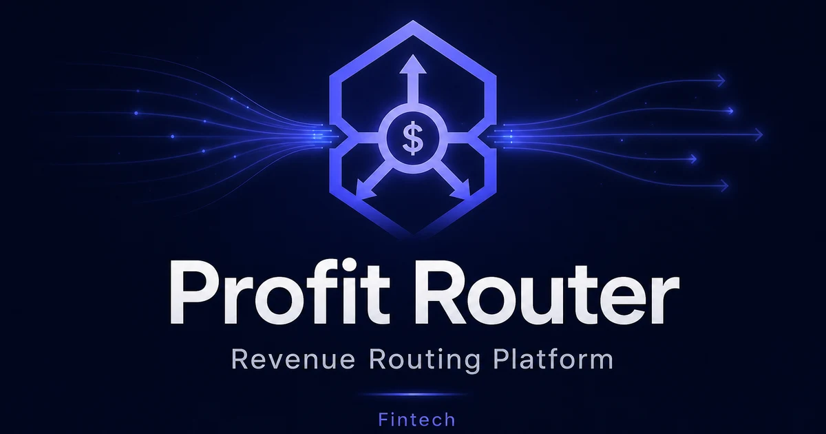 ProfitRouter.com premium brand identity — also known as ProfitRouter, Profit Router, ProfitRouter.com