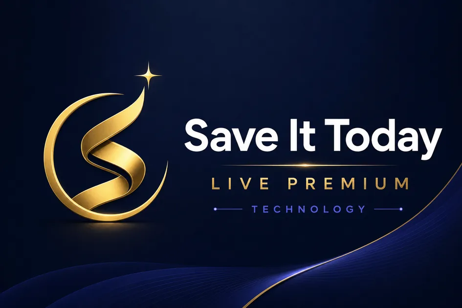SaveItToday.com premium brand identity — also known as SaveItToday, Save It Today, SaveItToday.com