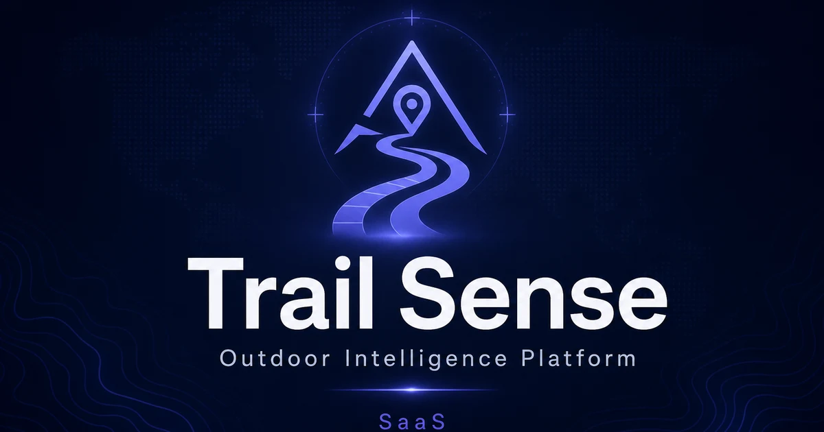 TrailSense.pro premium brand identity — also known as TrailSense, Trail Sense, TrailSense.pro