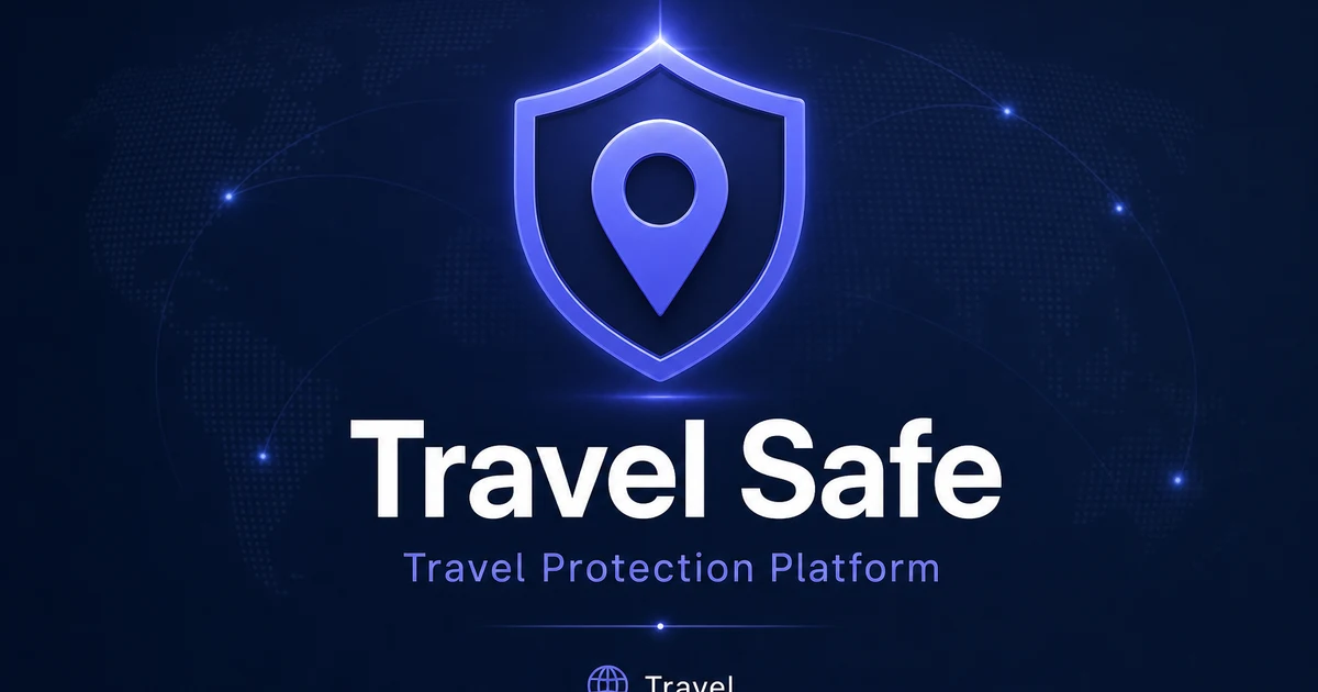 TravelSafe.pro premium brand identity — also known as TravelSafe, Travel Safe, TravelSafe.pro