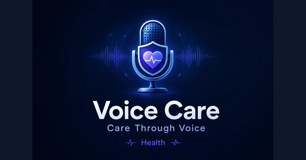 VoiceCare.app premium brand identity — also known as VoiceCare, Voice Care, VoiceCare.app